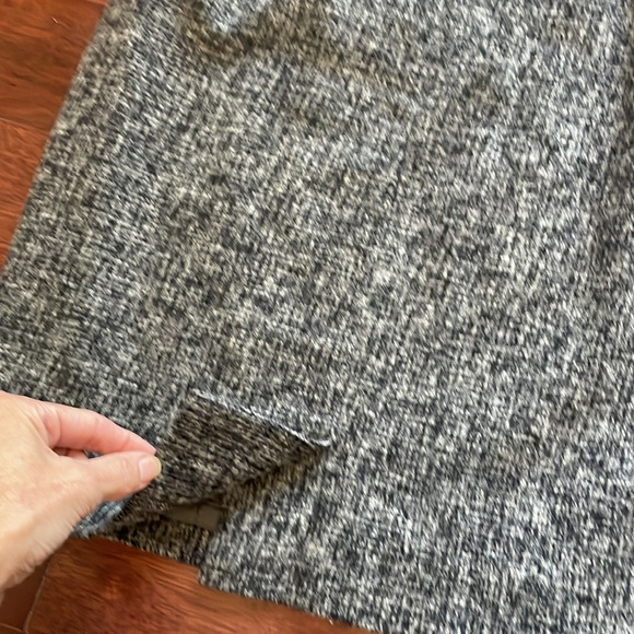 MaxMara Wool Grey Tweed Pattern Fitted Pencil Skirt 6 - Picture 6 of 7